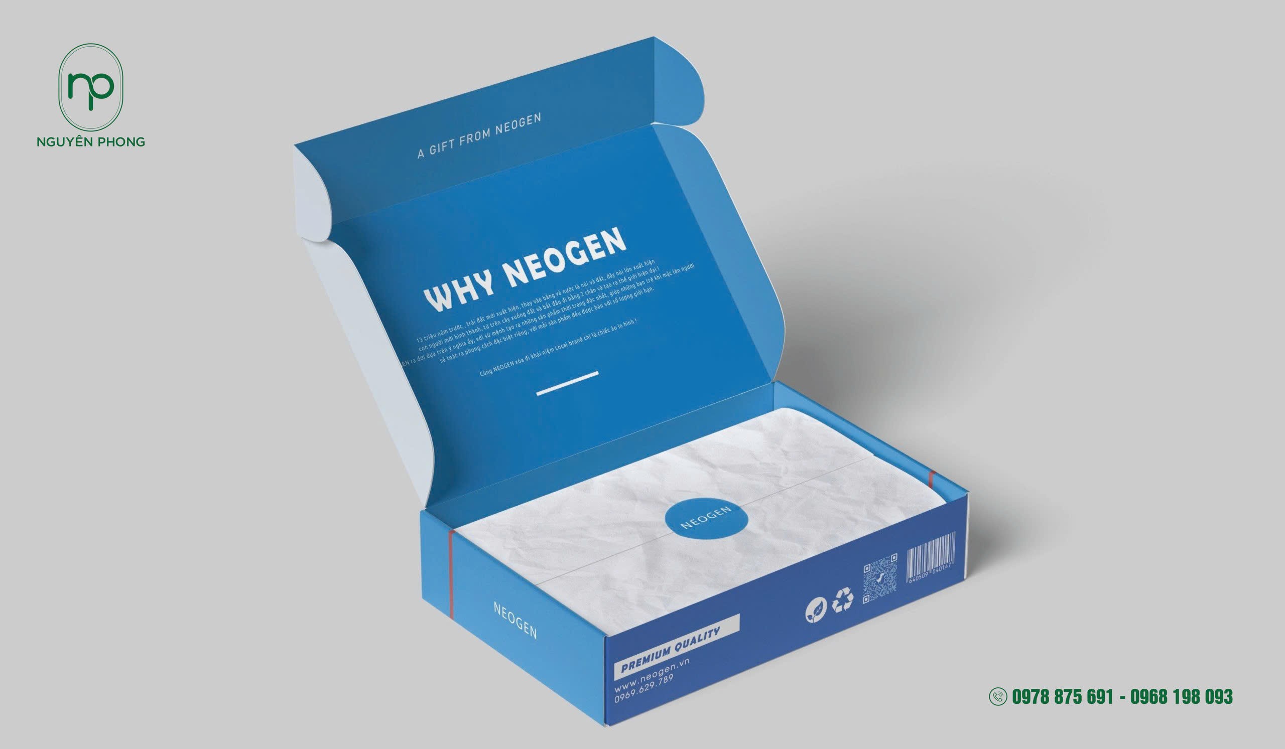 Mẫu hộp đựng quần áo carton sóng